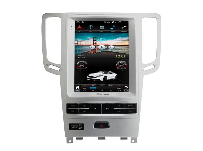 Мултимедия за INFINITI G SERIES G37 G35 G25 Q40 Q60 2010-2015 Вертикална 9.7″ ПО ПОРЪЧКА