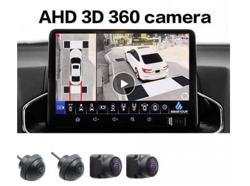 Комплект 4бр AHD камери 360° орлово око – 8581/8259