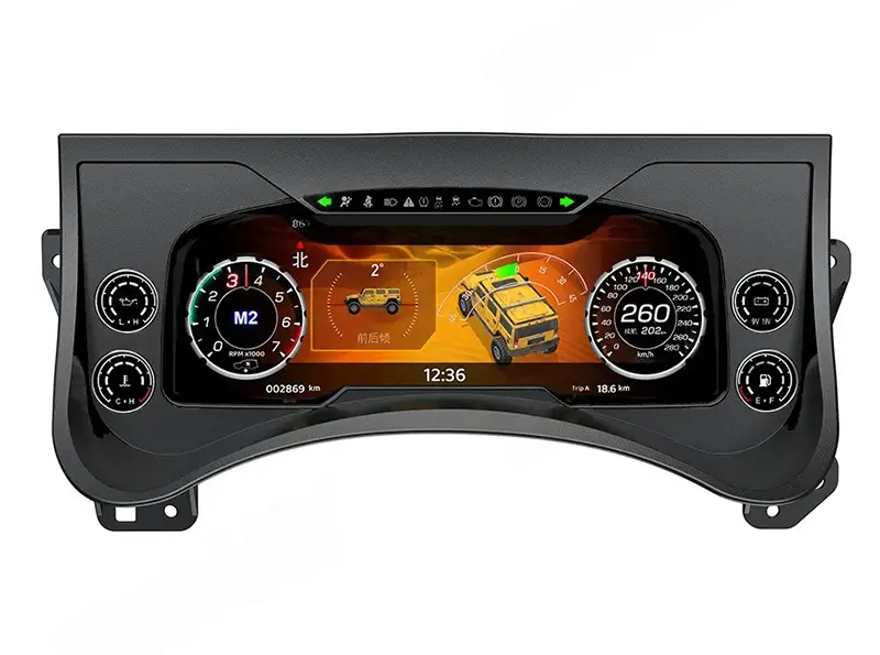 Дигитален километраж за Hummer H2 (2002-2009) 12.3″ по поръчка