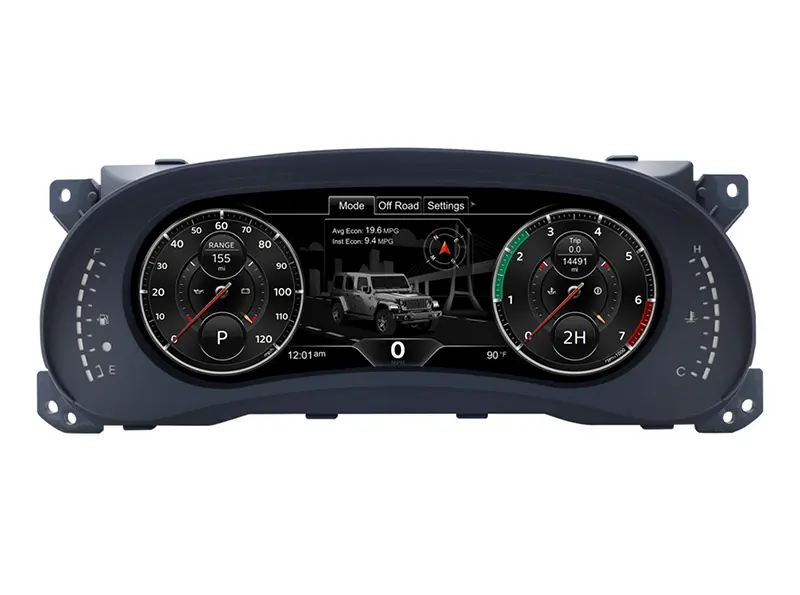 Дигитален километраж за Jeep Wrangler (2011-2017) 12.3″ по поръчка