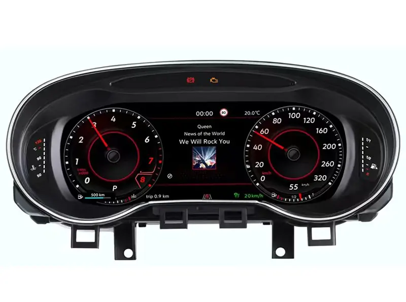 Дигитален километраж за VW Golf 6 (2008-2013) 10.25″